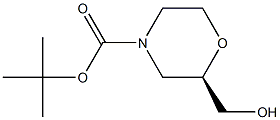 (R)-tert-butyl 2-(hydroxymethyl)morpholine-4-carboxylate 구조식 이미지