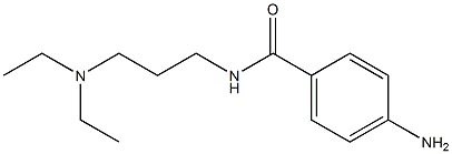 4-amino-N-[3-(diethylamino)propyl]benzamide Structure