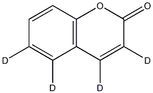 Coumarin-d4 Structure