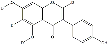 Genistein-d4 Structure