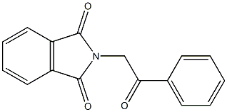 2-(1-Phenylethanone-2-yl)isoindoline-1,3-dione ,97% 구조식 이미지