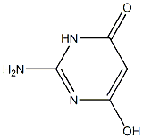2-Amino-6-hydroxypyrimidin-4(3H)-one ,97% Structure