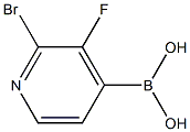 2-BroMo-3-fluoropyridin-4-ylboronic acid Structure