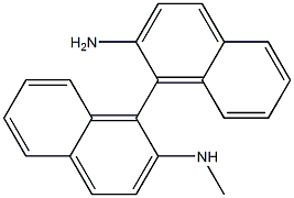 S-N-Methyl-[1,1'-Binaphthalene]-2,2'-diaMine 구조식 이미지