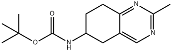 (2-Methyl-5,6,7,8-tetrahydro-quinazolin-6-yl)-carbaMic acid tert-butyl ester 구조식 이미지