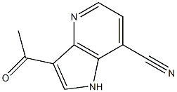 3-Acetyl-7-cyano-4-azaindole 구조식 이미지