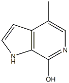 4-Methyl-7-hydroxy-6-azaindole 구조식 이미지