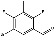 5-broMo-2,4-difluoro-3-Methylbenzaldehyde Structure
