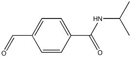 p-ForMyl-N-isopropyl benzaMide Structure