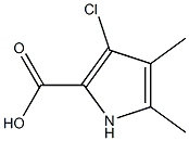 3-Chloro-4,5-diMethyl-1H-pyrrole-2-carboxylic acid Structure