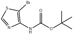 tert-Butyl (5-broMothiazol-4-yl)carbaMate Structure