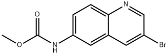 Methyl 3-broMoquinolin-6-ylcarbaMate 구조식 이미지