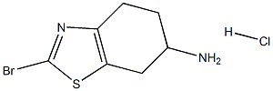 2-BroMo-4,5,6,7-tetrahydro-benzothiazol-6-ylaMine hydrochloride 구조식 이미지