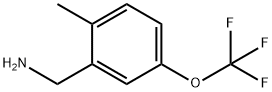 2-Methyl-5-(trifluoroMethoxy)benzylaMine, 96% Structure