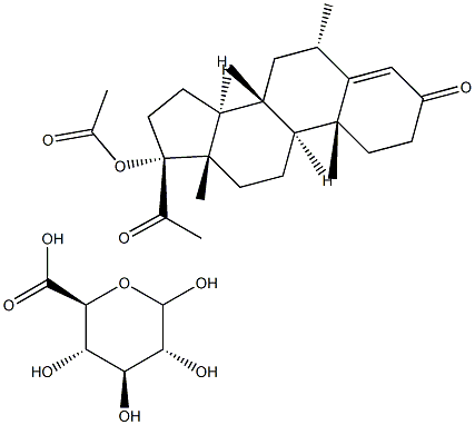 Medroxyprogesterone Glucuronide Structure