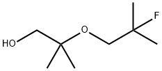 2-(2-fluoro-2-Methylpropoxy)-2-Methylpropan-1-ol 구조식 이미지