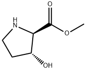 (2R,3R)-Methyl 3-hydroxypyrrolidine-2-carboxylate 구조식 이미지