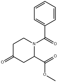 Methyl 1-benzoyl-4-oxopiperidine-2-carboxylate Structure