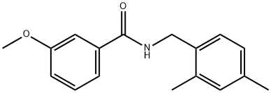 N-(2,4-diMethylbenzyl)-3-MethoxybenzaMide Structure