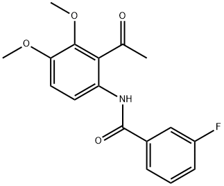 1256037-07-6 N-(2-acetyl-3,4-diMethoxyphenyl)-3-fluorobenzaMide
