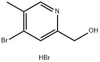 4-BroMo-2-(hydroxyMethyl)-5-Methylpyridine HydrobroMide 구조식 이미지