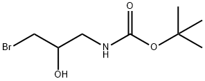 tert-butyl (3-broMo-2-hydroxypropyl)carbaMate 구조식 이미지