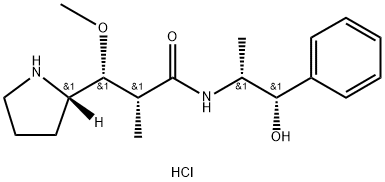 (2R,3R)-N-((1S,2R)-1-hydroxy-1-phenylpropan-2-yl)-3-Methoxy-2-Methyl-3-((S)-pyrrolidin-2-yl)propanaMide (hydrochloride) Structure