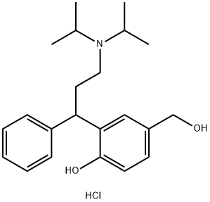 2-(3-(diisopropylaMino)-1-phenylpropyl)-4-(hydroxyMethyl)phenol (hydrochloride) Structure