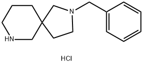 2-benzyl-2,7-diazaspiro[4.5]decane hydrochloride Structure