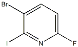3-broMo-6-fluoro-2-iodopyridine Structure
