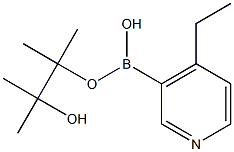 4-ETHYLPYRIDIN-3-YLBORONIC ACID PINACOL ESTER 구조식 이미지