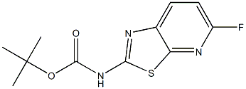 (5-Fluoro-thiazolo[5,4-b]pyridin-2-yl)-carbaMic acid tert-butyl ester Structure