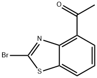 1-(2-BroMo-benzothiazol-4-yl)-ethanone Structure
