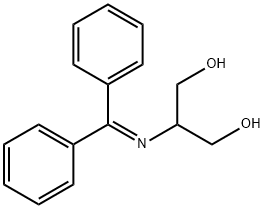 2-((DiphenylMethylene)aMino)propane-1,3-diol Structure