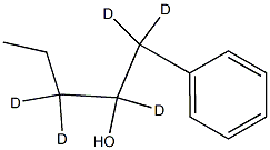 2-Hydroxy-1-phenylpentane-d5 구조식 이미지
