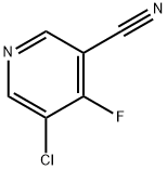 5-chloro-4-fluoronicotinonitrile Structure