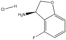 (R)-4-fluoro-2,3-dihydrobenzofuran-3-aMine hydrochloride Structure