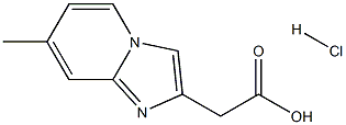 (7-Methyl-iMidazo[1,2-a]pyridin-2-yl)acetic acid Hydrochloride 구조식 이미지