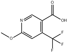 6-Methoxy-4-(trifluoroMethyl)nicotinic acid Structure