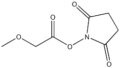 2,5-dioxopyrrolidin-1-yl 2-Methoxyacetate 구조식 이미지