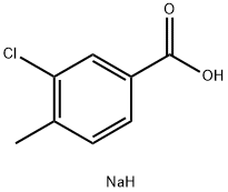 SodiuM 3-chloro-4-Methylbenzoate 구조식 이미지