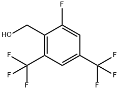 2-FLUORO-4,6-BIS(TRIFLUOROMETHYL)BENZYL ALCOHOL 구조식 이미지