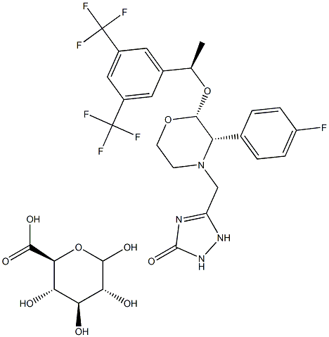 Aprepitant β-Glucuronide Structure