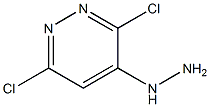 3,6-dichloro-4-hydrazinopyridazine Structure