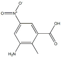 3-AMino-2-Methyl-5-nitro-benzoic acid 구조식 이미지