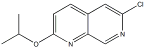 6-chloro-2-isopropoxy-1,7-naphthyridine 구조식 이미지