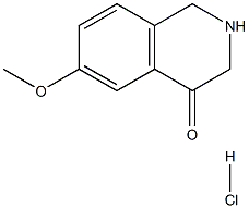 6-Methoxy-2,3-dihydroisoquinolin-4(1H)-one hydrochloride 구조식 이미지