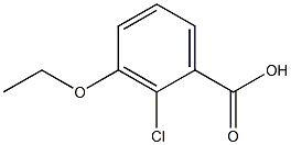 2-chloro-3-ethoxybenzoic acid Structure