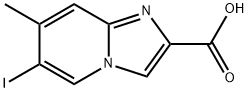 6-Iodo-7-Methyl-iMidazo[1,2-a]pyridine-2-carboxylic acid 구조식 이미지