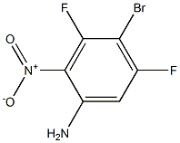 4-BroMo-3,5-difluoro-2-nitro-phenylaMine Structure